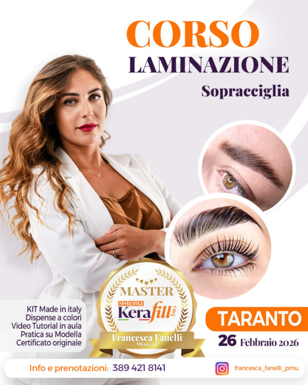 Corso di Laminazione Sopracciglia