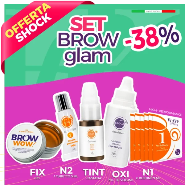 Set Brow Glam - High performance